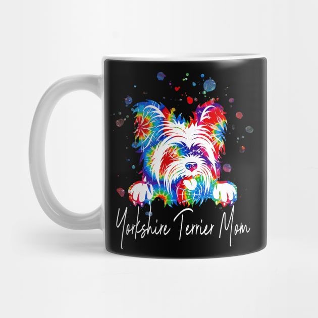 Yorkshire Terrier Dog Colorful Rainbow by IainDodes